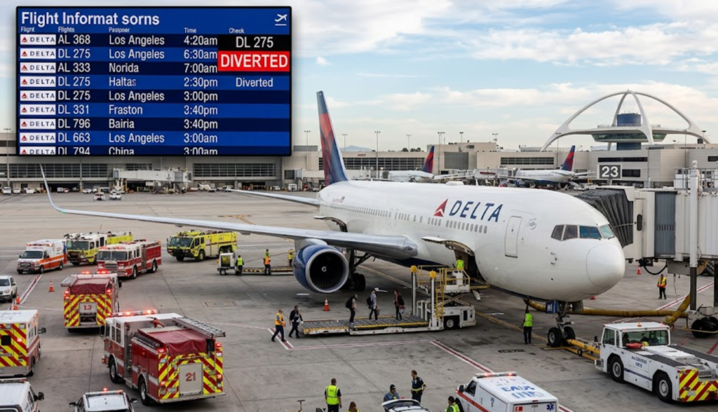 How Delta Flight DL275 Diverted LAX Sparked Safety Concerns and Emergency Response Delta Flight DL275 Diverted LAX